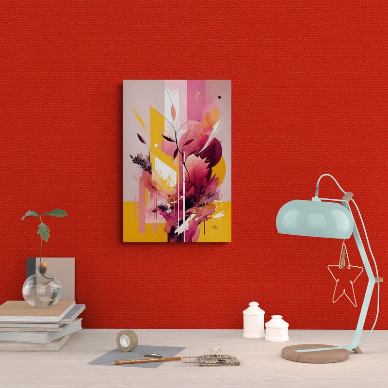 Tablou canvas - Abstract art floral - Cameradevis.ro