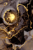 Tablou canvas - Abstract black&gold 1 - Cameradevis.ro