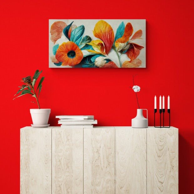 Tablou Canvas - Abstract floral elegant - Cameradevis.ro