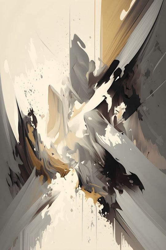 Tablou canvas - Abstract in gri - Cameradevis.ro