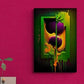 Tablou canvas - Abstract verde si mov - Cameradevis.ro