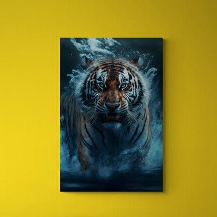 Tablou canvas - Angry tiger - Cameradevis.ro