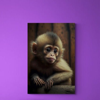 Tablou canvas - Baby monkey - Cameradevis.ro