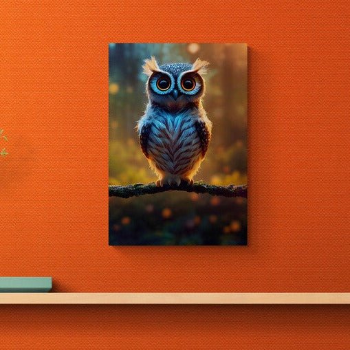 Tablou canvas - Big eyes owl - Cameradevis.ro