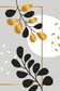Tablou canvas - Black leaves - Cameradevis.ro