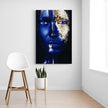 Tablou canvas - Blue and gold - Cameradevis.ro