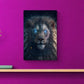 Tablou canvas - Blue eyes lion - Cameradevis.ro