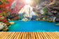 Tablou canvas - Cascada cu ponton - Cameradevis.ro