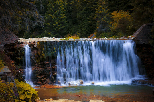 Tablou Canvas - Cascada pe rau - Cameradevis.ro