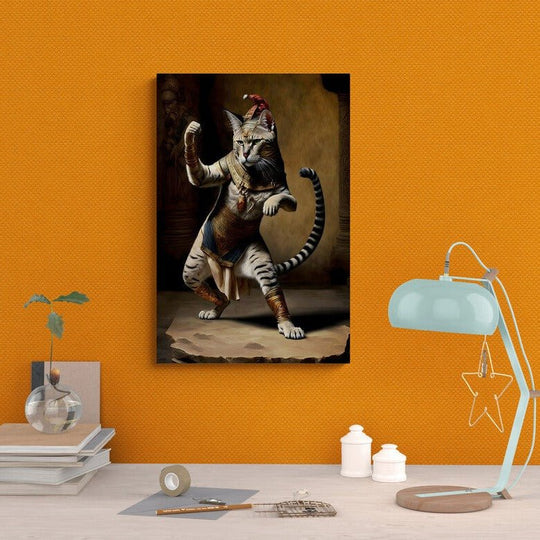 Tablou canvas - Cat fighter - Cameradevis.ro