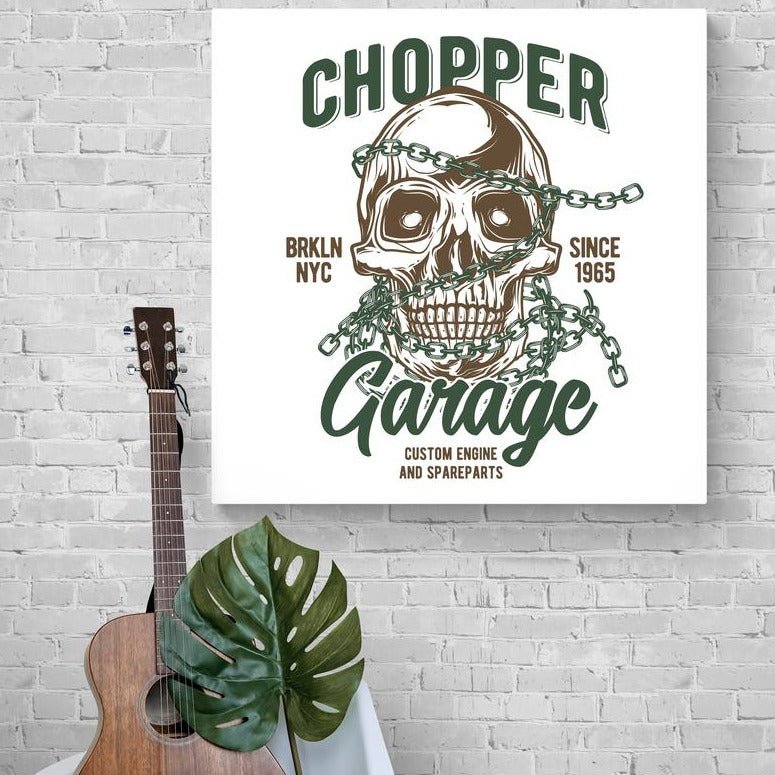 Tablou canvas - Chopper Garage.