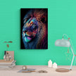 Tablou canvas - Colored lion - Cameradevis.ro