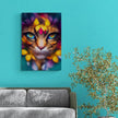 Tablou canvas - Colorful kitty - Cameradevis.ro