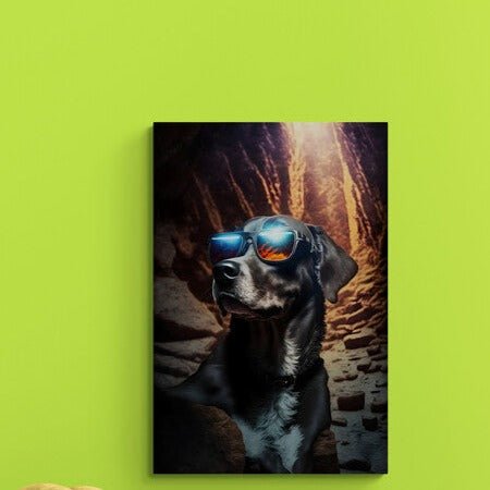 Tablou canvas - Cool labrador - Cameradevis.ro