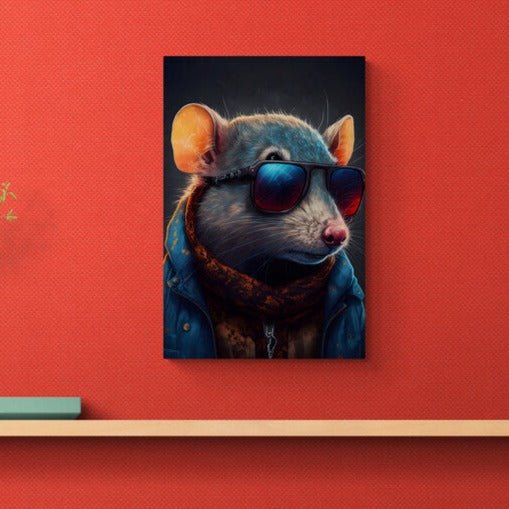 Tablou canvas - Cute rat - Cameradevis.ro