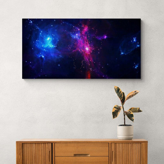 Tablou canvas - Desen intergalactic - Cameradevis.ro