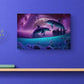 Tablou canvas - Dolphins in the night - Cameradevis.ro