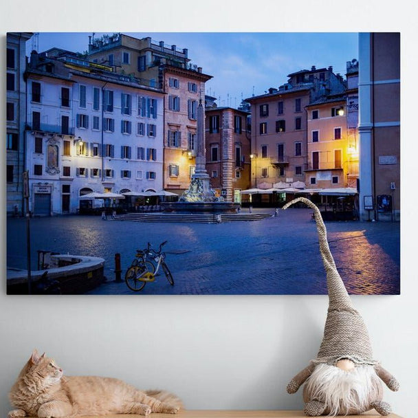 Tablou Canvas - Fantana cu obelisc Italia - Cameradevis.ro