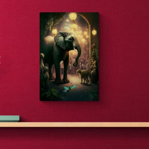 Tablou canvas - Fantasy elephant - Cameradevis.ro