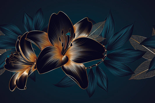Tablou canvas - Floare Amaryllis abstracta - Cameradevis.ro