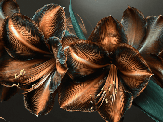 Tablou Canvas - Floare Amaryllis Abstracta