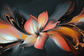 Tablou Canvas - Amaryllis Abstract Elegance