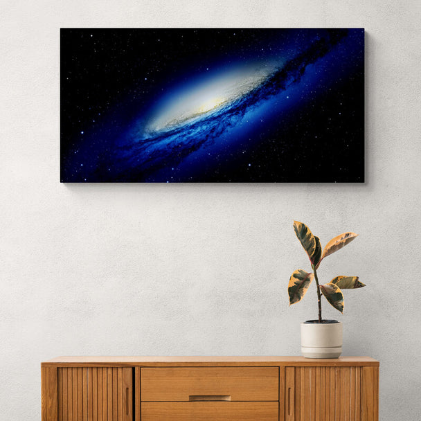 Tablou canvas -Galaxie Albastra