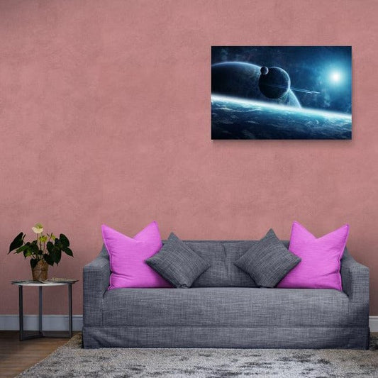 Tablou canvas - Spatiala interplanetara 3D.