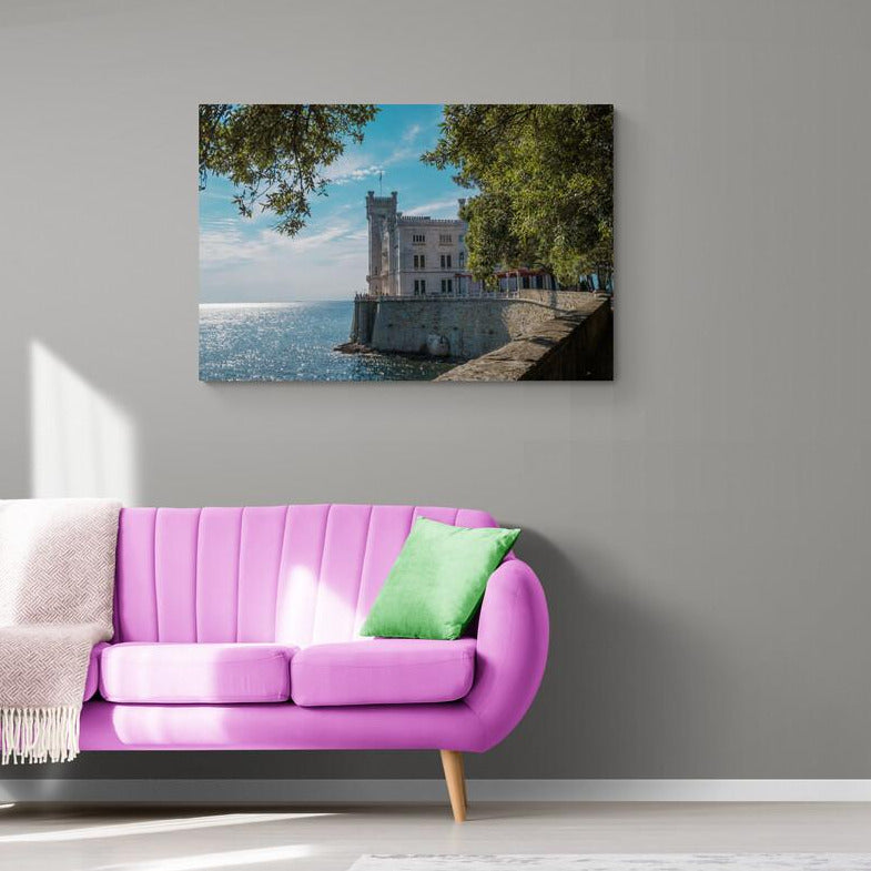 Tablou Canvas - Castel Trieste Italia - Cameradevis.ro Cameradevis.ro