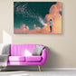 Tablou canvas - Nu se vede nimic aici, pe luna! - Cameradevis.ro