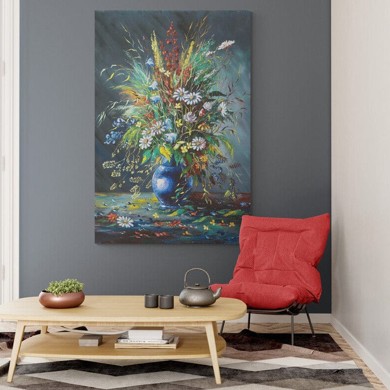 Tablou canvas - Vaza cu floricele de camp