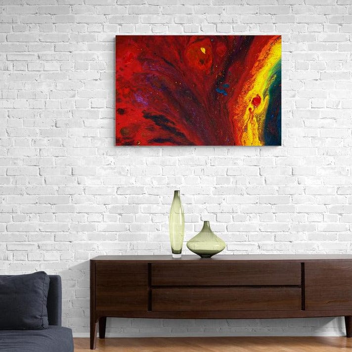 Tablou canvas - Rosu multicolor - Zibo.ro