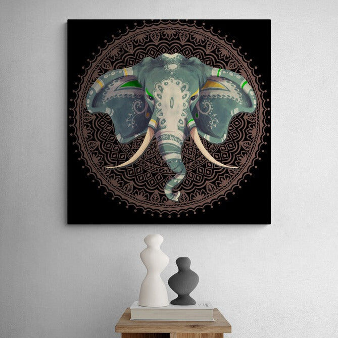 Tablou canvas - Mandala elefant - Cameradevis.ro Cameradevis.ro