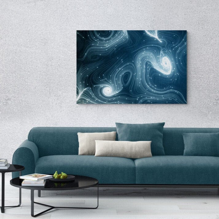 Tablou canvas - Unde spatiale - Zibo.ro