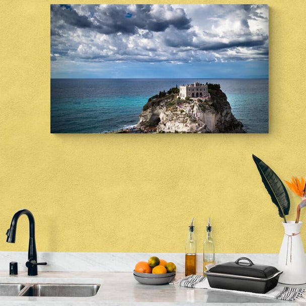 Tablou Canvas - Vedere Tropea Italia - Cameradevis.ro