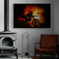 Tablou canvas - Motocicleta in flacari - Cameradevis.ro Cameradevis.ro