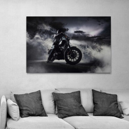 Tablou canvas - Pe motor - Cameradevis.ro