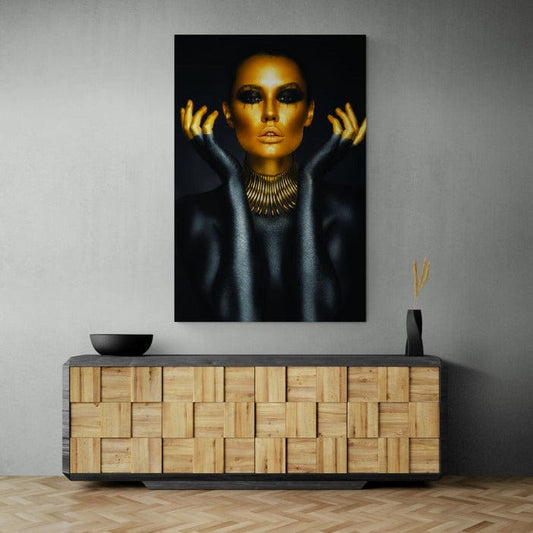 Tablou canvas - Gold&Black - Cameradevis.ro Cameradevis.ro
