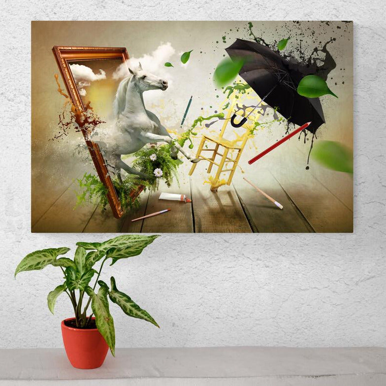 Tablou Canvas - Unicorn - Cameradevis.ro