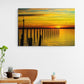 Tablou canvas romanesc - Apus pe lacul Techirghiol - Cameradevis.ro
