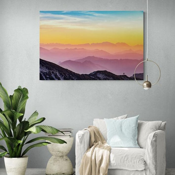 Tablou canvas - Vedere peste munti - Cameradevis.ro